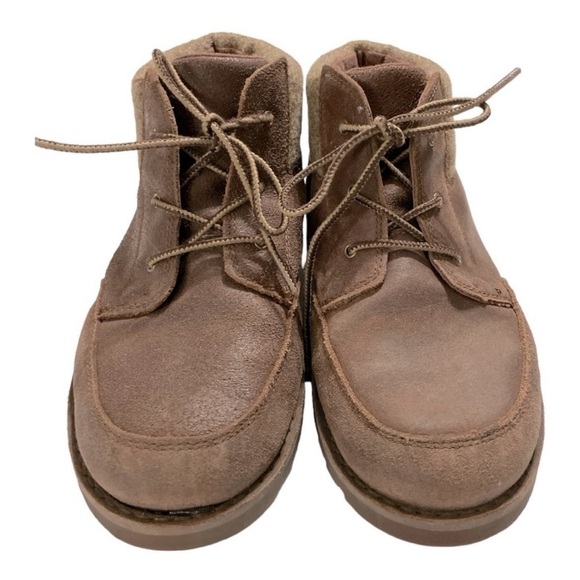 Unisex UGG Boots Kids 6 Brown Orin Wool Cuff Lace Up Ankle
Bootie Casual - Picture 5 of 8